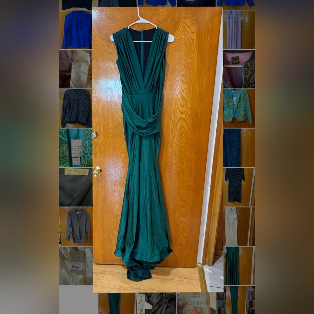 Jessica Angel Women's Green Evening Gown